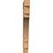 Ekena Millwork Merced Block Rough Sawn Bracket, Western Red Cedar, 4"W x 32"D x 38"H BKT04X32X38MRC05RWR - alternate 4